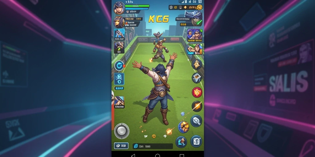 Screenshot momen seru dalam pertempuran melawan monster.
