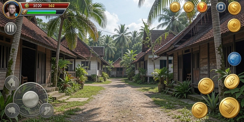 Leaderboards yang menunjukkan peringkat pemain terbaik.